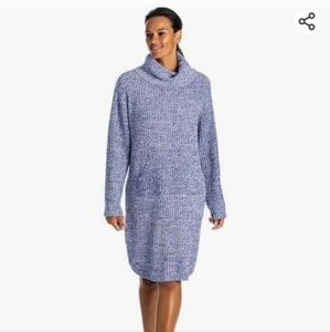 Softies Marshmallow Slouch Turtleneck Lounger NWT Size S/M Navy